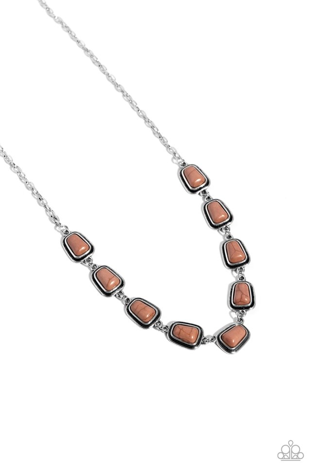 Southern Safari - Brown - Paparazzi Necklace Image