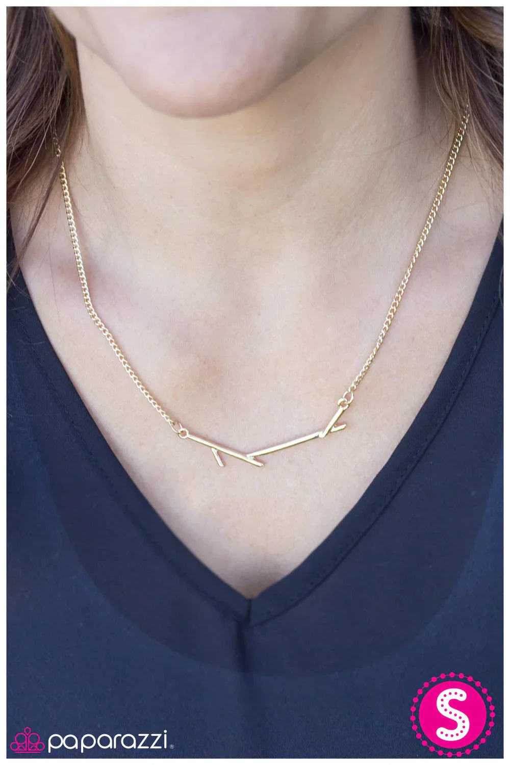 Paparazzi Necklace ~ Firewood - Gold