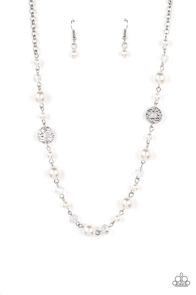 Traditional Transcendence - White - Paparazzi Necklace Image