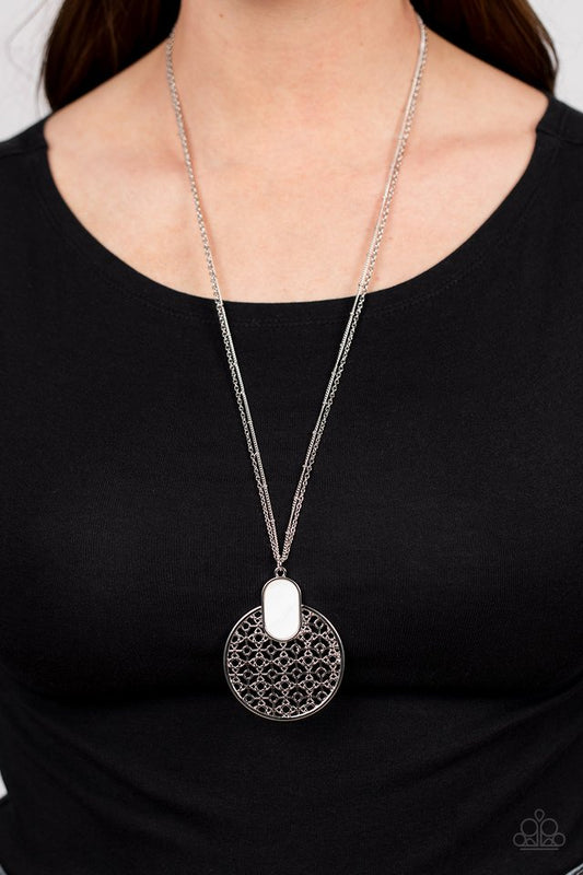 South Beach Beauty - White - Paparazzi Necklace Image