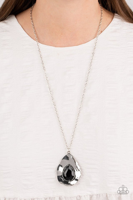 Surrealist Sparkle - Black - Paparazzi Necklace Image