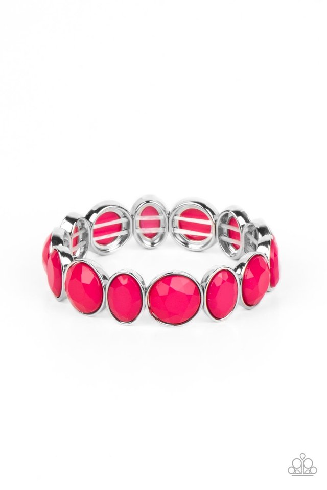 ​Whimsical Glow - Pink - Paparazzi Bracelet Image