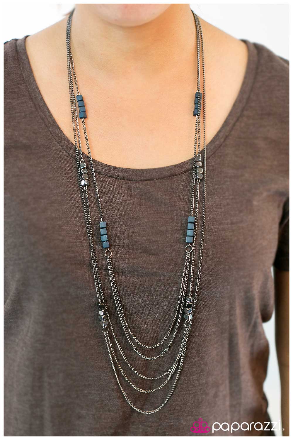 Paparazzi Necklace ~ Chain of Fools - Blue