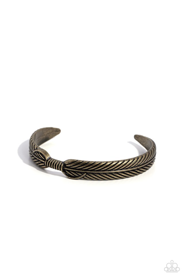 Watching the FLOCK - Brass - Paparazzi Bracelet Image