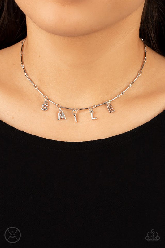 Say My Name - Silver - Paparazzi Necklace Image