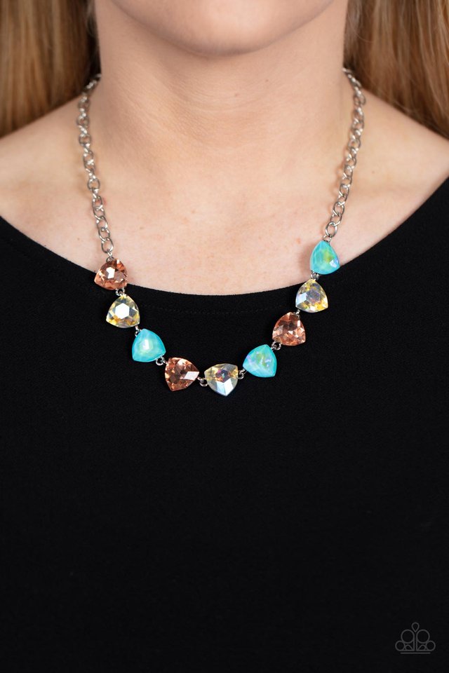 Dreamy Drama - Orange - Paparazzi Necklace Image
