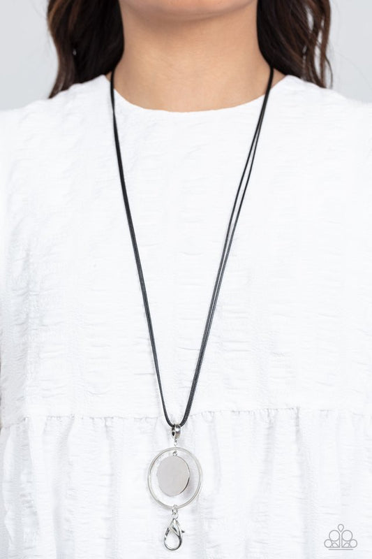 ​Rural Reflection - Black - Paparazzi Necklace Image