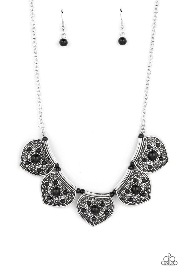 Badlands Basin - Black - Paparazzi Necklace Image