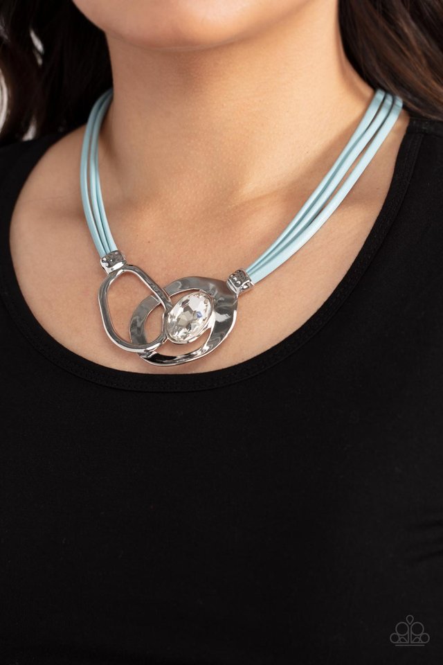Californian Cowgirl - Blue - Paparazzi Necklace Image