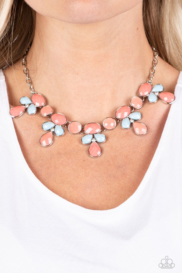 Midsummer Meadow - Orange - Paparazzi Necklace Image