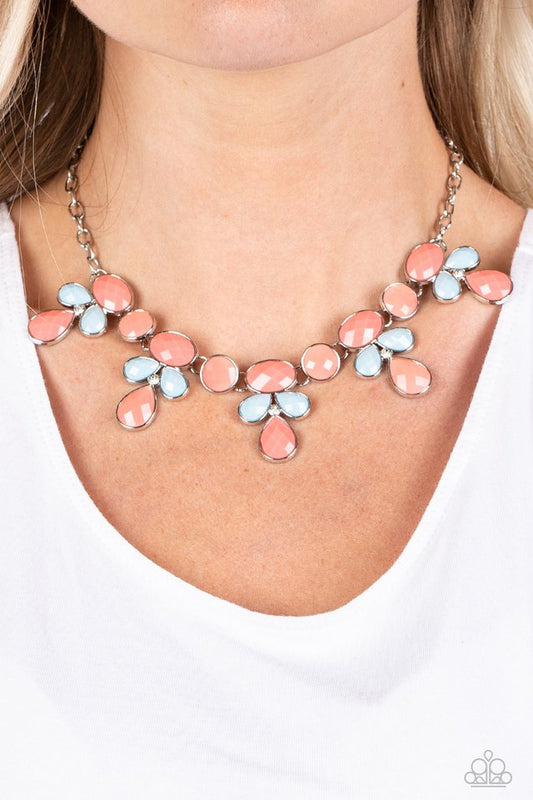 Midsummer Meadow - Orange - Paparazzi Necklace Image