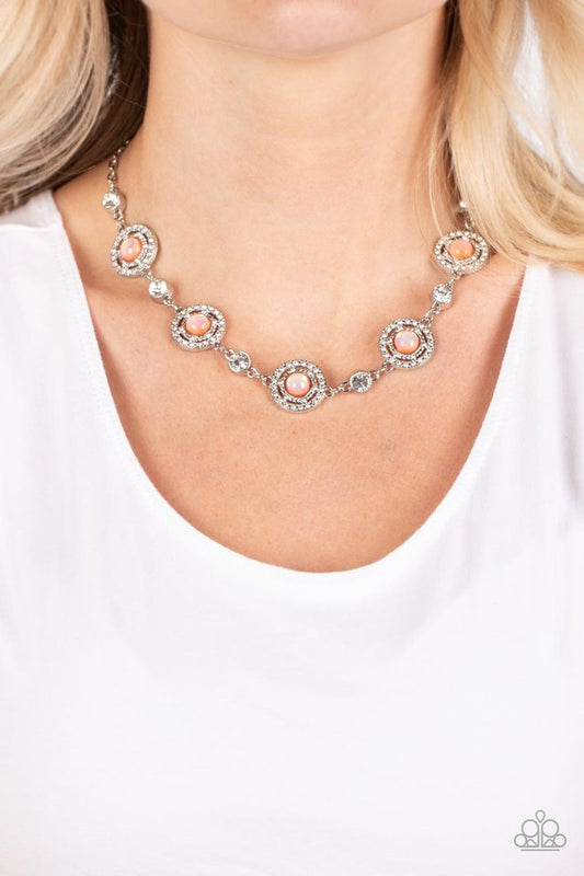 Summer Dream - Orange - Paparazzi Necklace Image
