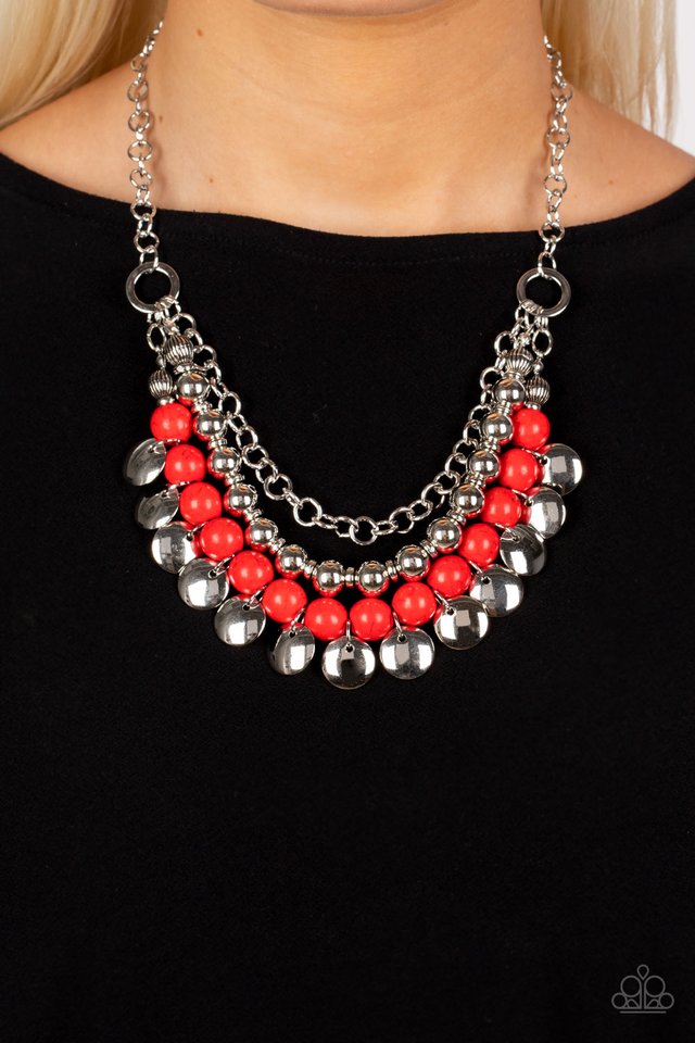 Leave Her Wild - Red - Paparazzi Necklace Image