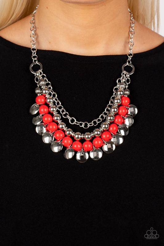 Leave Her Wild - Red - Paparazzi Necklace Image