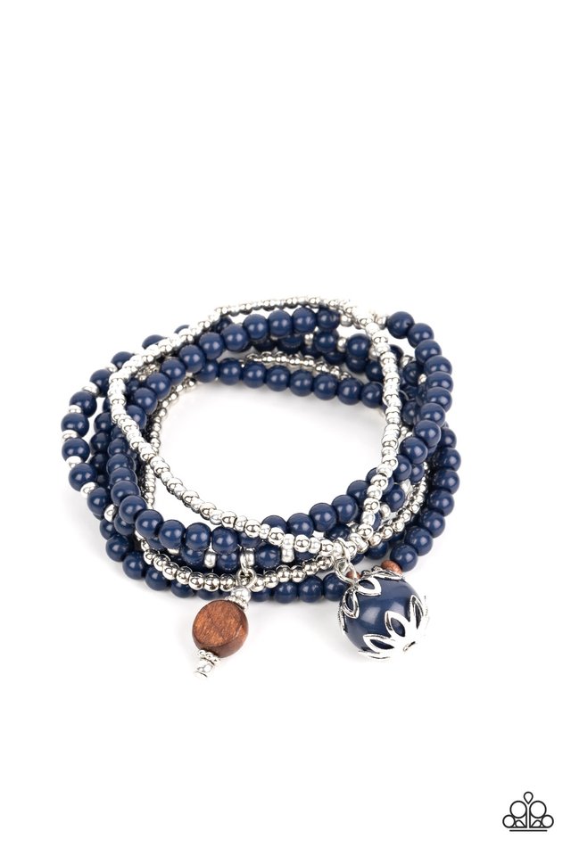 ​Epic Escapade - Blue - Paparazzi Bracelet Image