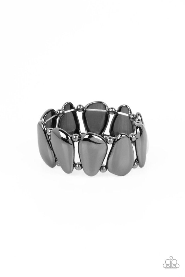 ​Classy Cave - Black - Paparazzi Bracelet Image