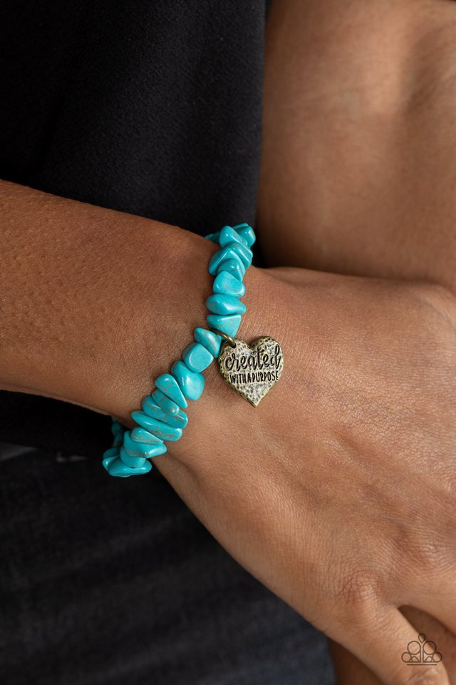 Stony-Hearted - Brass - Paparazzi Bracelet Image