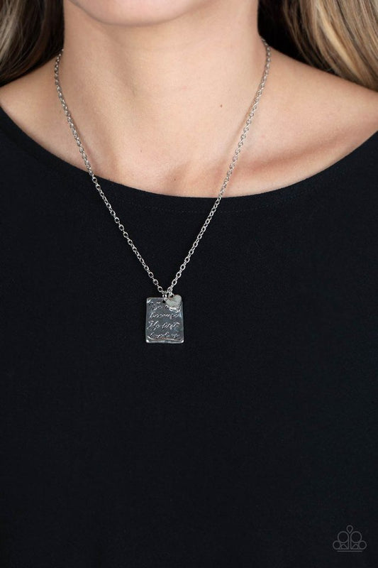 Divine Devotion - Silver - Paparazzi Necklace Image