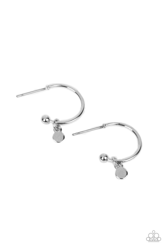 Modern Model - Silver - Paparazzi Earring Image