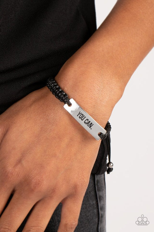 Beyond Belief - Black - Paparazzi Bracelet Image