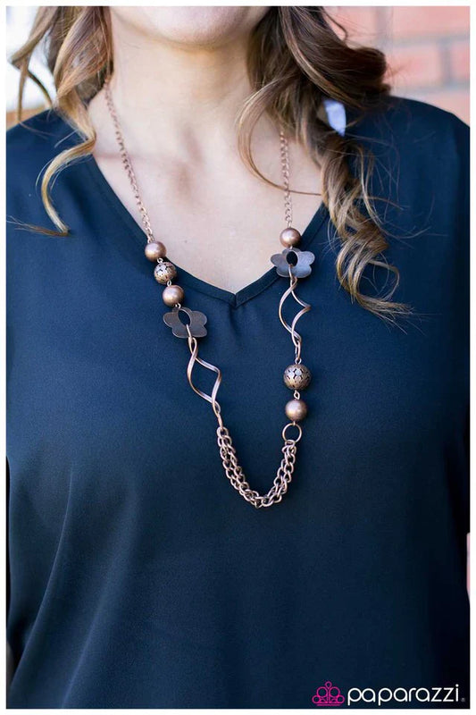 Paparazzi Necklace ~ Daisy Duke - Copper