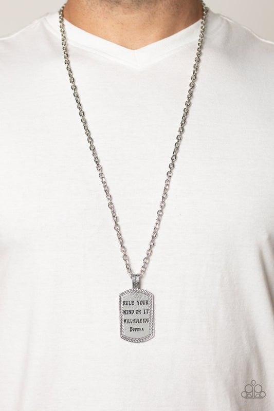 Empire State of Mind - Silver - Paparazzi Necklace Image