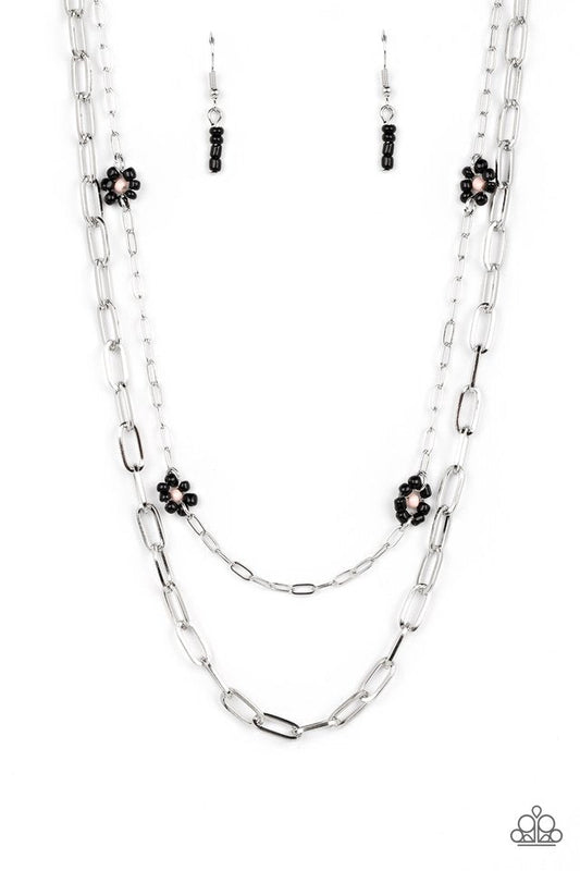 Bold Buds - Black - Paparazzi Necklace Image
