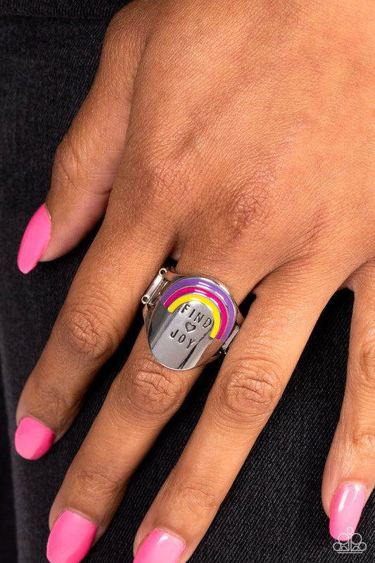 Rainbow of Joy - Multi - Paparazzi Ring Image