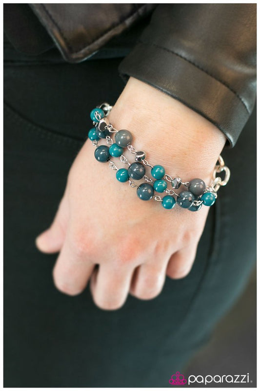 Paparazzi Bracelet ~ Second Best - Blue