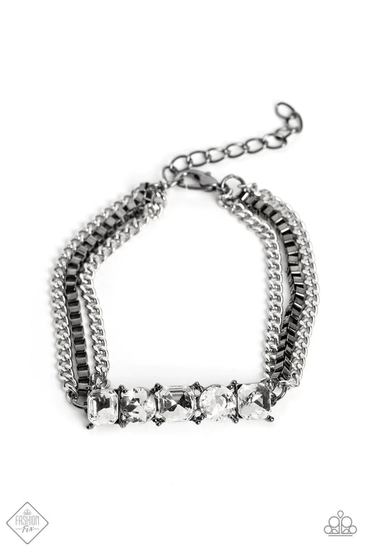 Paparazzi Bracelet ~ Tyrant Treasure - Black