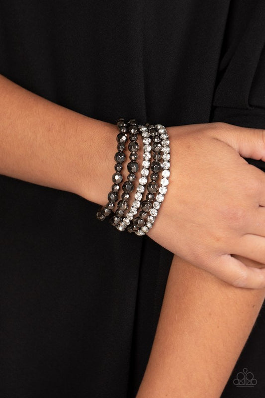 Top Notch Twinkle - Black - Paparazzi Bracelet Image