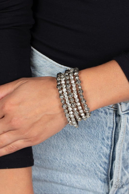 Top Notch Twinkle - White - Paparazzi Bracelet Image