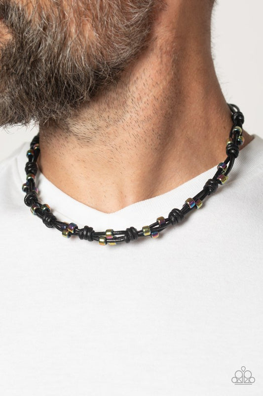 Braided Brawl - Multi - Paparazzi Necklace Image