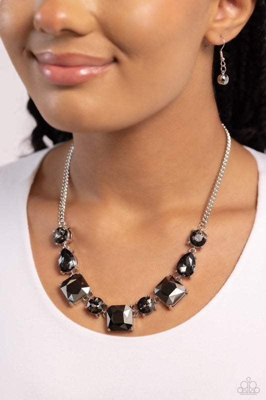 Elevated Edge - Silver - Paparazzi Necklace Image