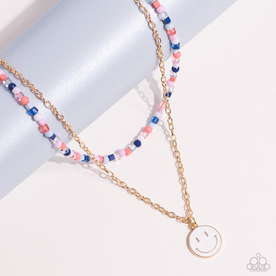 High School Reunion - Blue - Paparazzi Necklace Image