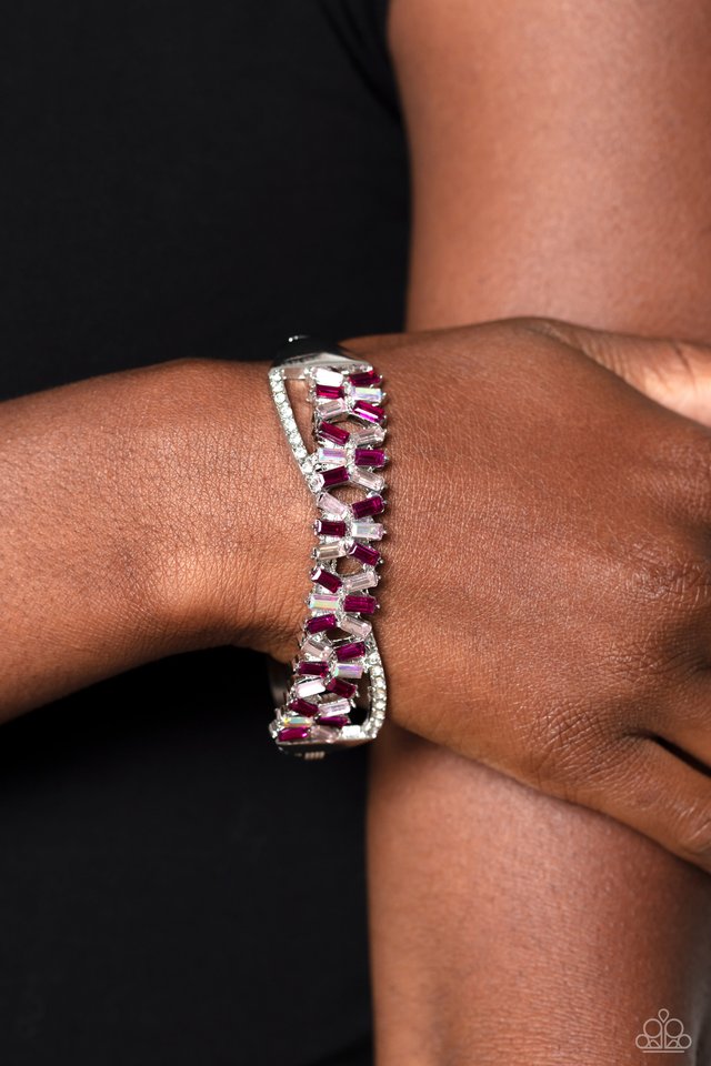 Timeless Trifecta - Pink - Paparazzi Bracelet Image