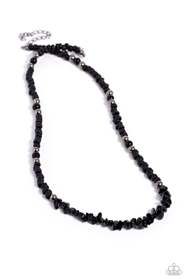Wild Woodcutter - Black - Paparazzi Necklace Image