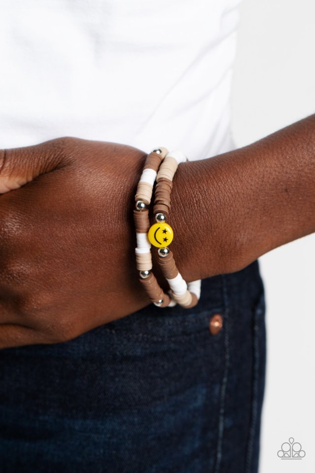 In SMILE - Brown - Paparazzi Bracelet Image