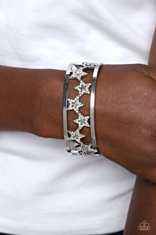 Starry Suffragette - White - Paparazzi Bracelet Image