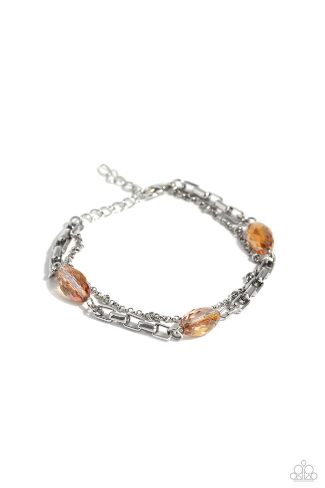 Business Brunch - Orange - Paparazzi Bracelet Image