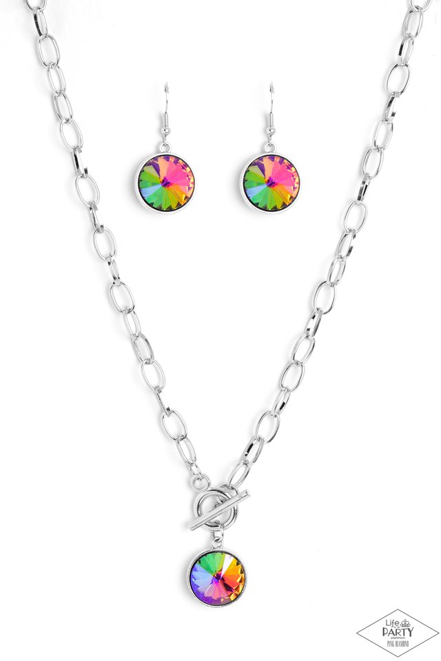 She Sparkles On - Multi - Paparazzi Necklace Image