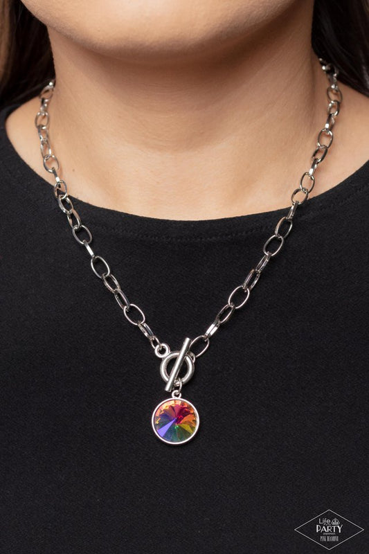 She Sparkles On - Multi - Paparazzi Necklace Image