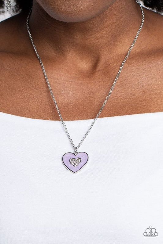 So This Is Love - Purple - Paparazzi Necklace Image