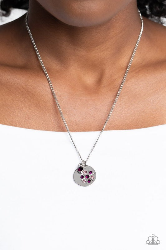 Dandelion Delights - Purple - Paparazzi Necklace Image