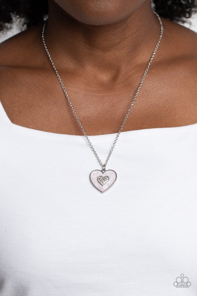 So This Is Love - Pink - Paparazzi Necklace Image