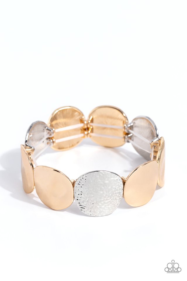 Rippling Record - Multi - Paparazzi Bracelet Image