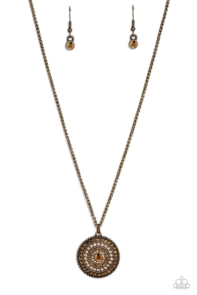 Mandala Masterpiece - Brass - Paparazzi Necklace Image