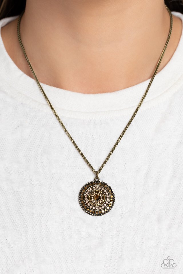 Mandala Masterpiece - Brass - Paparazzi Necklace Image