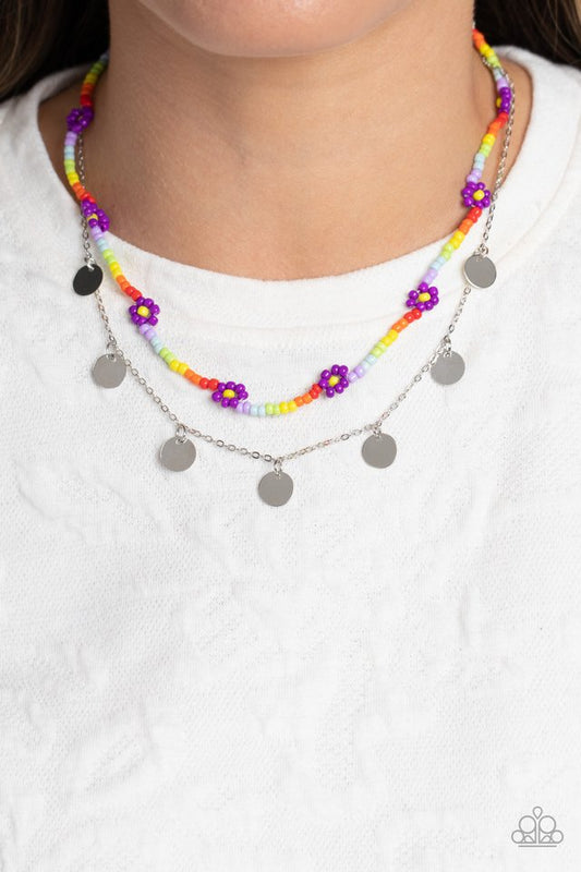 Rainbow Dash - Purple - Paparazzi Necklace Image