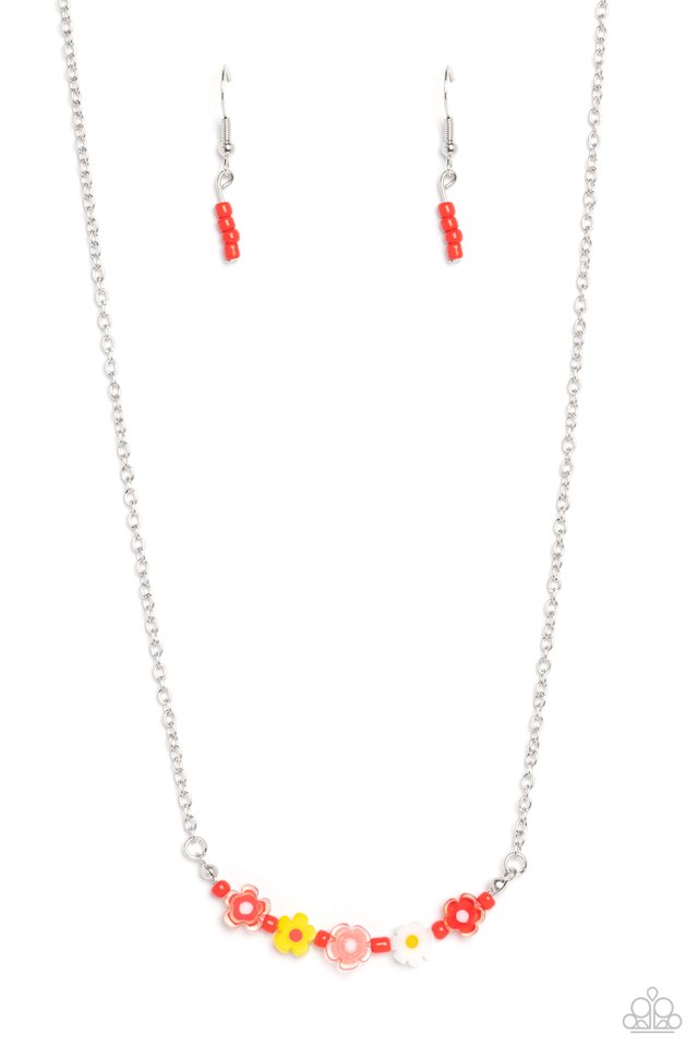 BOUQUET We Go - Red - Paparazzi Necklace Image